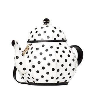 Kate Spade x Disney Alice in Wonderland Polka Dot Teapot Purse